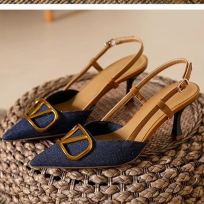 Retro Vintage Pointed Toe High Heels