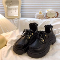 Retro-Inspired Classic Vintage Block Heels  - Thumbnail 3