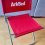 ArkBed Foldable Camping Outdoor Folding Chair Support Hiking, Picnics, Patio, Beach, Fishing (Red)-2