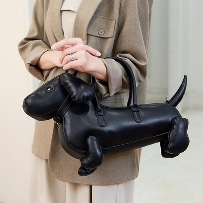 Cute dachshund dog handbag