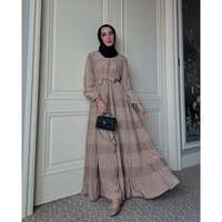 Naomi Dress - Modest maxi dress, Tiered prairie dress, Vintage inspired modest wear, Ruffle boho dress, Feminine flowy gown - Thumbnail 4
