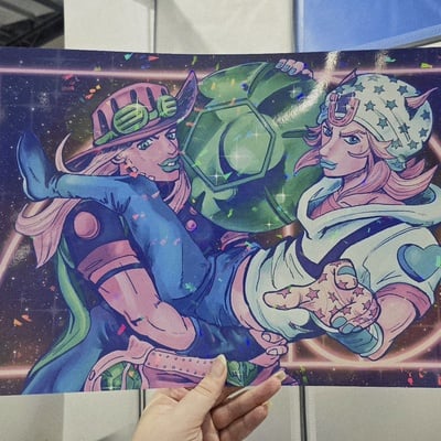 [sth] johnny and gyro poster print (11 x 17 in)