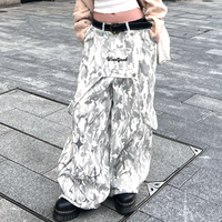 Free Shipping-CAMO BANDED LOOSE CARGO PANTS - Thumbnail 4