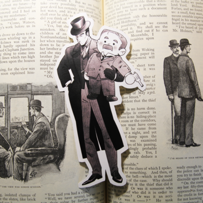 Holmes bookmarks 6" x 3" 