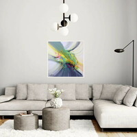 Dynamic Splatter Abstract Art Print - Thumbnail 3