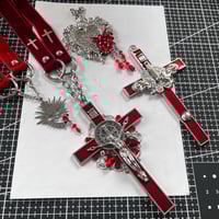 [5 COLORS] PETIT SACRED HEART necklace - Thumbnail 4