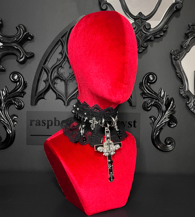 CATHEDRAL ANGEL neckpiece [BLACK]