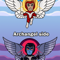 X-Men Angel/Archangel Charm - Thumbnail 1
