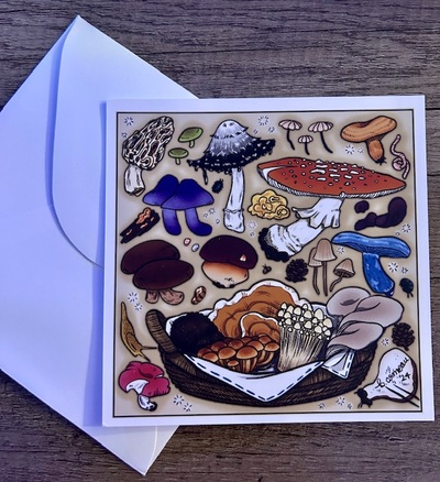 Mushroom Greeting Card