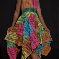 Kaleidoscope Dreamer Halter Dress 1 - Thumbnail 2