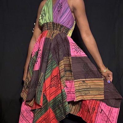 Kaleidoscope dreamer halter dress 3