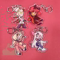 Hazbin Hotel Buttons & Charms Bundle: Preorders open for Velvet and Val charms! - Thumbnail 1