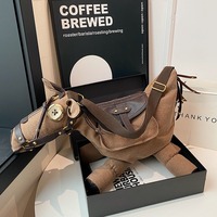 Funky Horse Design Bag Crossbody Bag - Thumbnail 5