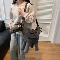 Funky Horse Design Bag Crossbody Bag - Thumbnail 4