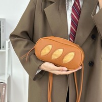 Stylish Bread Bag Crossbody Bag - Thumbnail 3
