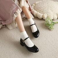 Black patent leather shoes - Thumbnail 2