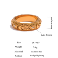 Free Shipping-STAR MOON SUN RING - Thumbnail 5
