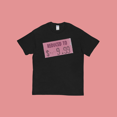 Reduced To 9.99 T Shirt Black