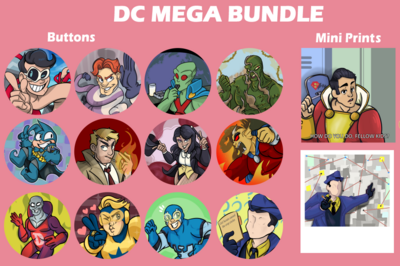 DC Button and Charm Bundle
