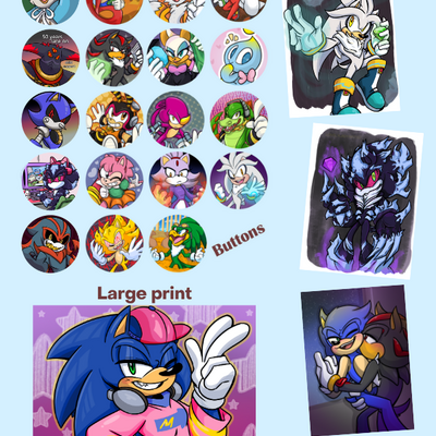 Sonic button and print bundle