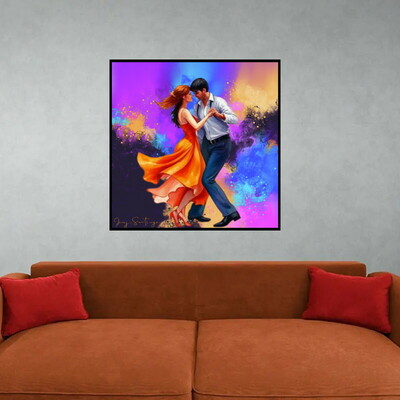 Rhythm of romance art print