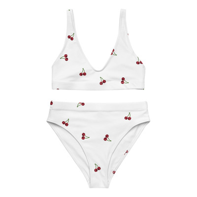 Dead Cherries high-waisted bikini