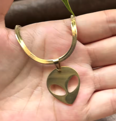 Free Shipping-ALIEN NECKLACE