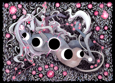 8x11 eclipse sickness print