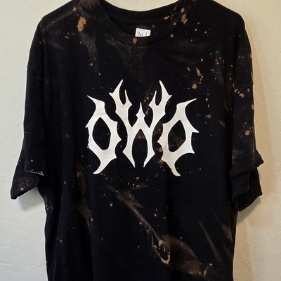 2XL OWO Hand Screen Printed shirt