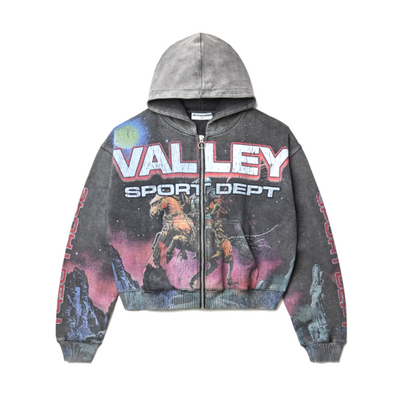 Valley sport dept zip hoodie - Thumbnail 1