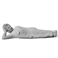 SLEEPING BUDDHA STATUE HANDMADE HOME MEDITATION DECOR - Thumbnail 1