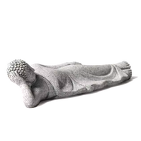 SLEEPING BUDDHA STATUE HANDMADE HOME MEDITATION DECOR - Thumbnail 2