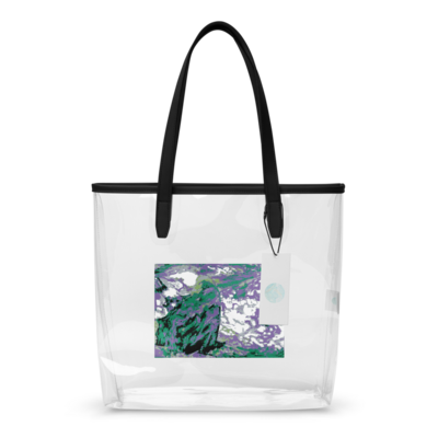 Clear tote bag - reverse