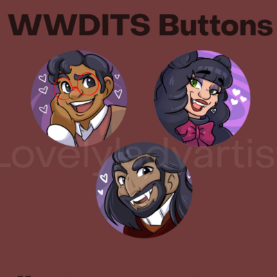 What we do in the shadows button bundle