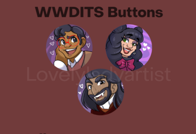 What We Do in the Shadows Button Bundle
