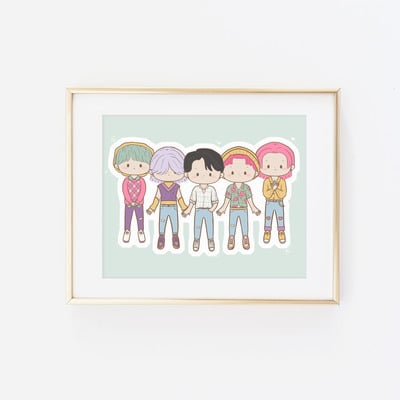 Bitty cutie boys prints (choose your print)