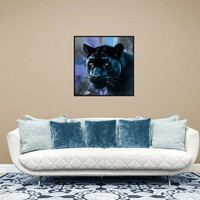 Black Panther Abstract Art Print - Thumbnail 1