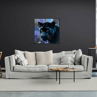 Black Panther Abstract Art Print - Thumbnail 2