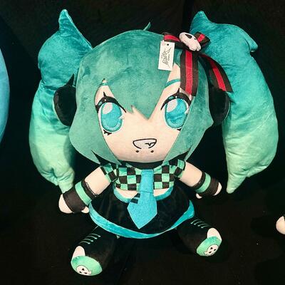 Emo miku plush