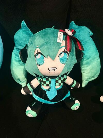 Emo miku plush