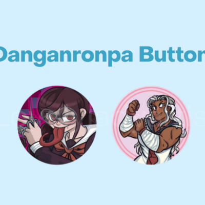 Danganronpa button bundle