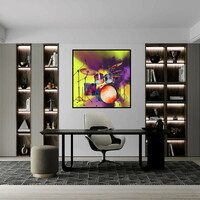 Drum Set Abstract Art Print - Thumbnail 2