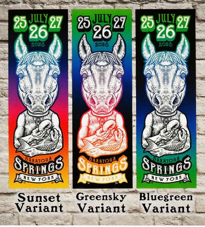 2025 Phish at Saratoga Springs (Lot Limited Edition Print)