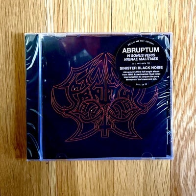 Abruptum 'vi sonus veris nigrae malitiaes' cd - Thumbnail 1