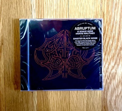 Abruptum 'Vi Sonus Veris Nigrae Malitiaes' CD