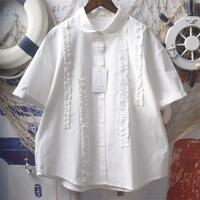 Sweet loose short-sleeved plaid blouses - Thumbnail 1