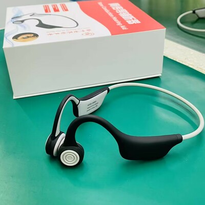 Personal bone conduction sound amplifier headset open ear hearing aids  bluetooth  wireless  bluetooth 5.3 version lithium battery 