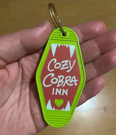 Cozy Cobra Inn keychain