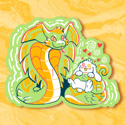 Cozy cobra sticker