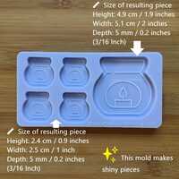 Wax Burner Silicone Mold - Thumbnail 1